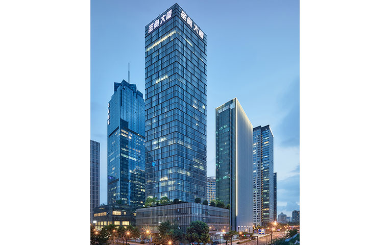 圣奧辦公家具杭州總部大樓圣奧中央商務大廈