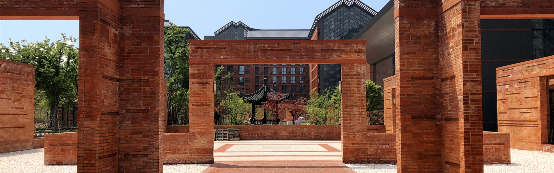 浙江大學紫金港校區外景圖