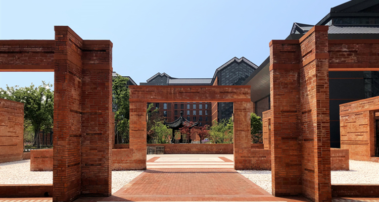 浙江大學紫金港校區外景圖
