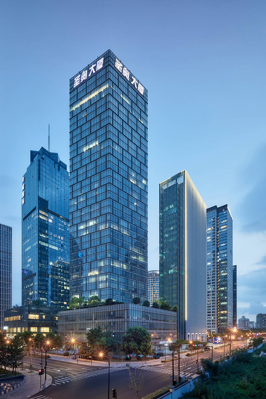 圣奧辦公家具總部圣奧中央商務大廈