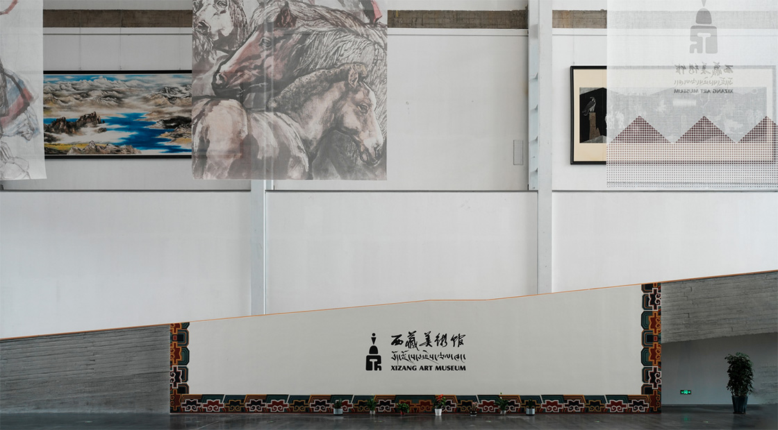 西藏美術館展館大廳圖